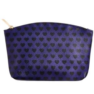 🌻5/$20🌻 Ipsy Glam Bag November 2018 Blue with Black Hearts